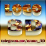 کانال طراحی اسم 3D - کانال تلگرام